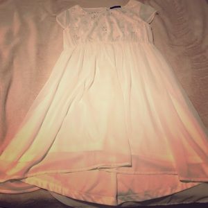 White Dress With Snowflakes